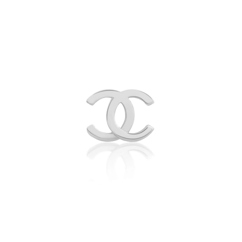 Chanel Logo Gold  Etsy