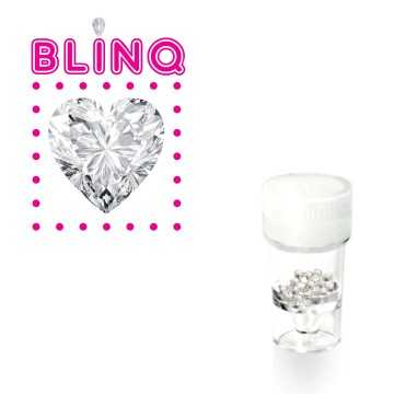 Zirconia Heart Toothgem 2.5mm - clear color