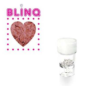 Zirconia Heart Toothgem 2.5mm - ochre red