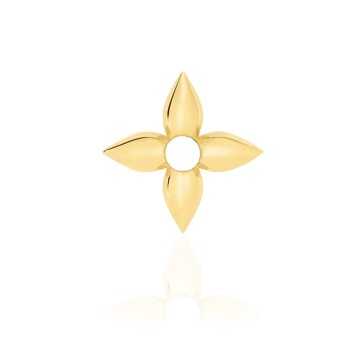 Zahnschmuck Blume 18kt Gold