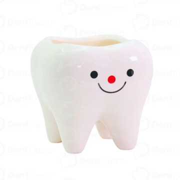 Smiling Molar Ceramic Pot –...