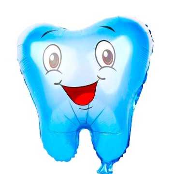 Tooth Helium Balloon – Blue...