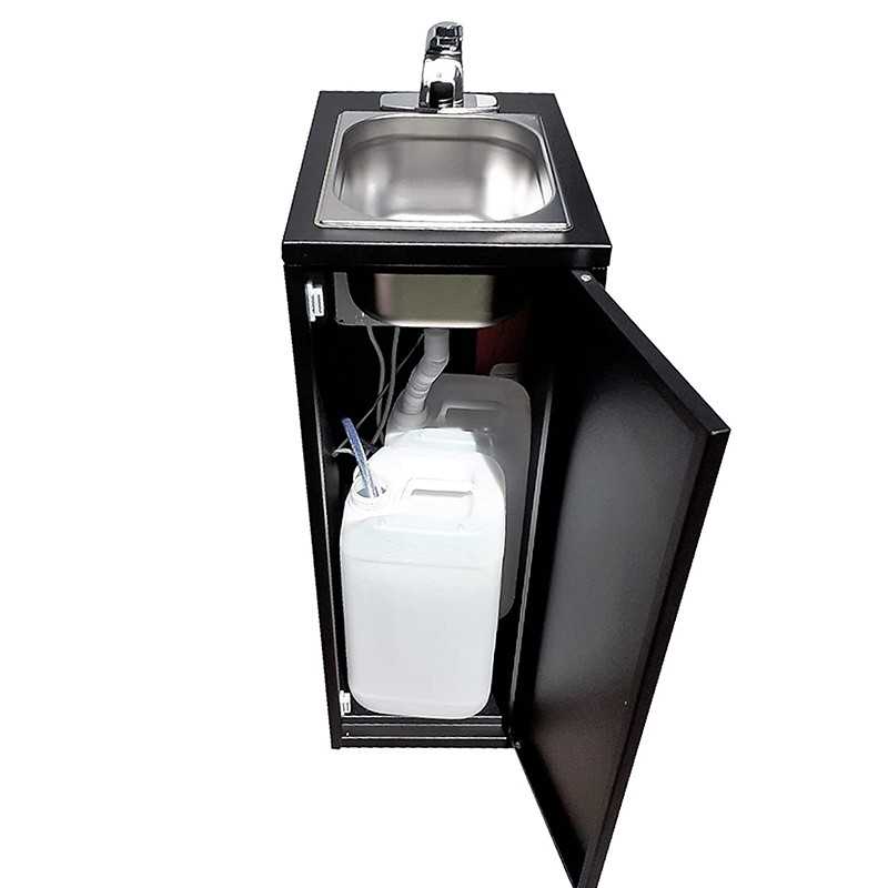 mannelijk Winkelier Gronden Mobiele draagbare wasbak wastafel lavabo geen / zonder wateraansluiting  nodig