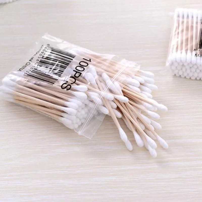 Wooden Cotton Buds - 100pcs - 100% Nature Friendly and ecological