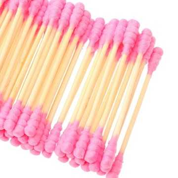 Pink Cotton Swabs – 100 pcs...
